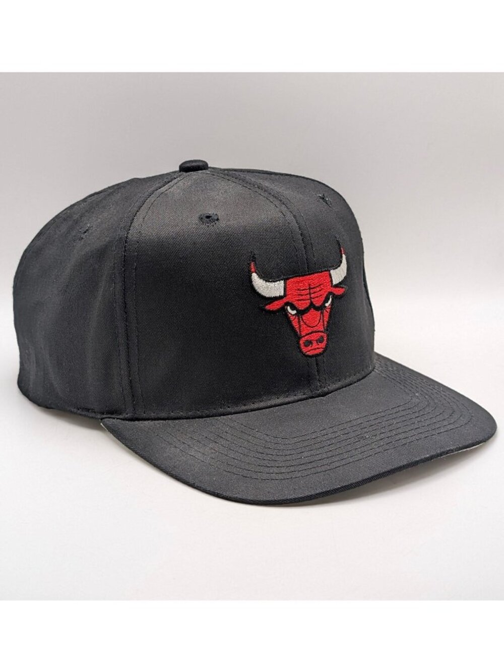 Vintage Chicago Bulls USPS Priority Mail KICK10 Black Snapback Baseball Cap Hat